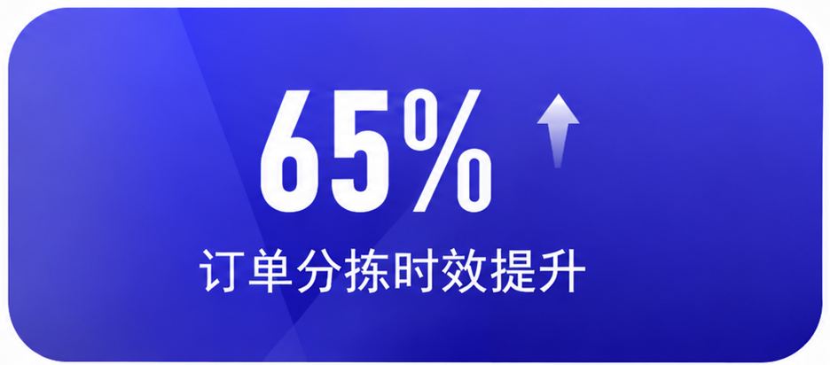 仓储管理订单分拣时效提升65%